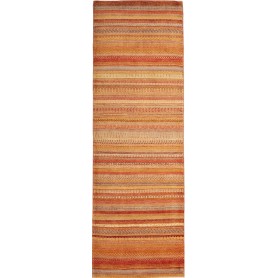 Tappeto Royal Gabbeh Pakistan A Righe Arancione Bruciato Ocr
