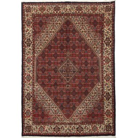 Bidjar Persia Geometrico Rosso Avorio 144x202 Cm