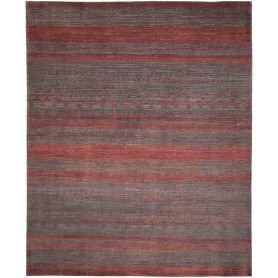 Tappeto Royal Gabbeh Pakistan Astratto Rosso Mattone Grigio-