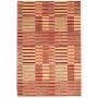 Tappeto Barjesta Pakistan Geometrico Rosso Beige 154x200 cm