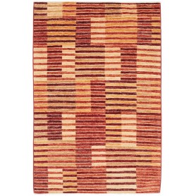 Tappeto Barjesta Pakistan Geometrico Terracotta Bordeaux 124