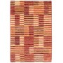 Tappeto Barjesta Pakistan Geometrico Terracotta Bordeaux 124