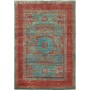 Tappeto Mamlouk Pakistan Geometrico Turchese Rosso Antico 12