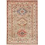 Tappeto Kazak Fine Pakistan Astratto Beige Tortora 162x235 c