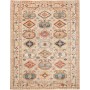 Tappeto Kazak Fine Pakistan Astratto Beige Crema 167x218 cm