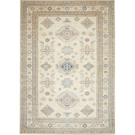Tappeto Kazak Fine Pakistan Geometrico Acquamarina Tenue Bei