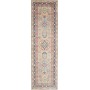 Tappeto Kazak Afghanistan Geometrico Beige Blu 81x287 cm