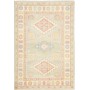 Tappeto Kazak Afghanistan Geometrico Verde Salvia Corallo 10