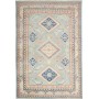 Tappeto Kazak Afghanistan Astratto Azzurro Tenue Blu Navy 12