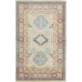 Tappeto Kazak Afghanistan Astratto Beige Blu 77x127 cm