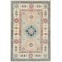 Tappeto Kazak Afghanistan Geometrico Beige Blu 58x90 cm