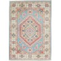 Tappeto Kazak Afghanistan Geometrico Azzurro Acquamarina Bei
