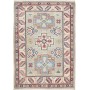 Tappeto Kazak Afghanistan Astratto Beige Blu 61x91 cm