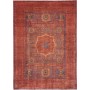 Tappeto Mamlouk Pakistan Geometrico Rosso Terracotta Blu Den