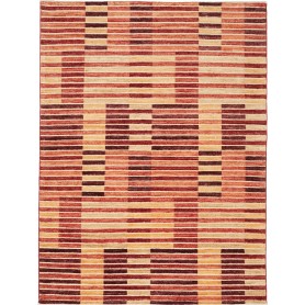 Tappeto Barjesta Pakistan Geometrico Rosso Terracotta 151x20