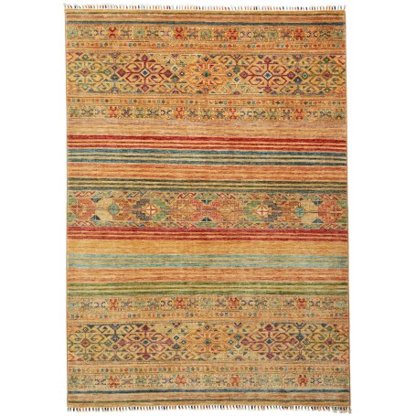 Tappeto Rubin Pakistan Geometrico Ocra Rosso 169x236 cm