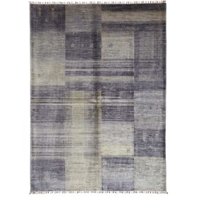 Tappeto Siva Pakistan Geometrico Grigio Beige 170x237 cm