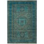 Tappeto Mamlouk Pakistan Medaglione Blu Petrolio Turchese 12