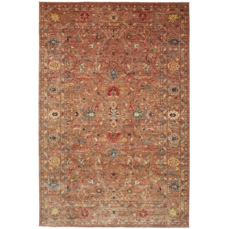 Tappeto Zigler Fine Pakistan Floreale Rosso Terracotta Multi