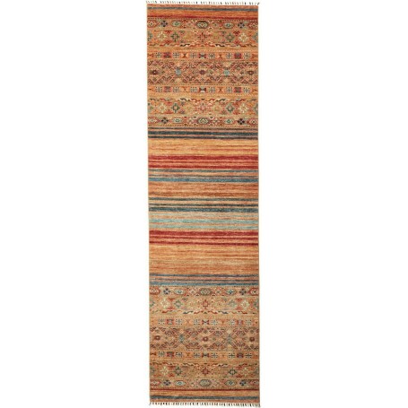 Tappeto Rubin Pakistan Astratto Ocra Rosso 84x300 cm