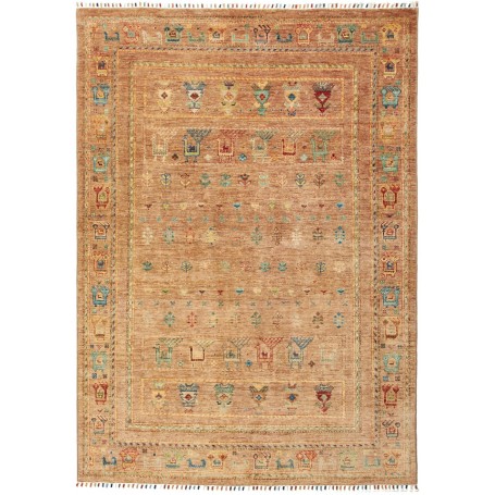 Tappeto Rubin Pakistan Astratto Marrone Terracotta Di Blu Tu