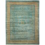 Tappeto Mamlouk Pakistan Medaglione Acquamarina Ocra 272x356