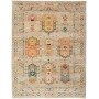 Tappeto Tribal Pakistan Astratto Beige Arancione 148x195 cm