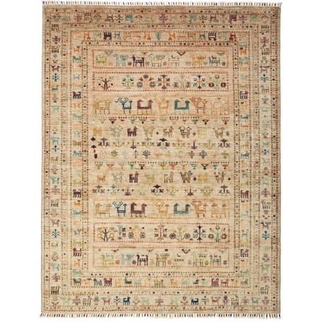 Tappeto Rubin Pakistan Geometrico Beige Multicolore 173x221