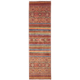 Tappeto Samarkand Pakistan Geometrico Marrone Terracotta 80x