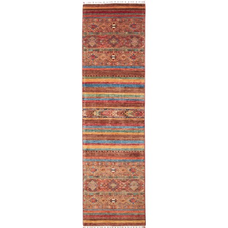 Tappeto Samarkand Pakistan Geometrico Marrone Terracotta 80x