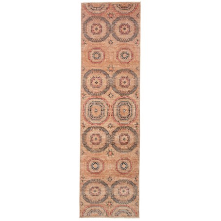 Tappeto Mamlouk Pakistan Astratto Beige Terracotta Carbone 8