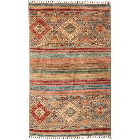 Tappeto Rubin Pakistan Geometrico Beige Terracotta 79x130 cm