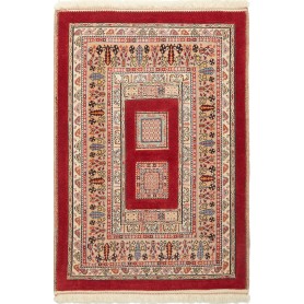 Nimbaft Persia Geometrico Rosso Beige 80x116 Cm