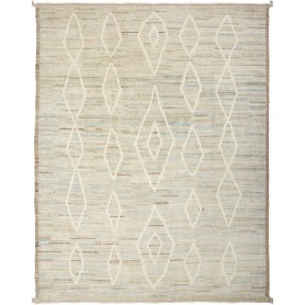 Tappeto Berbero Pakistan Geometrico Beige Chiaro Cr