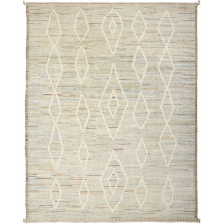 Tappeto Berbero Pakistan Geometrico Beige Chiaro Cr