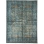 Tappeto Mamlouk Pakistan Geometrico Blu Teal Verde Acquamari