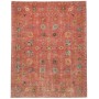 Tappeto Shahi Fine Pakistan Floreale Rosa Antico Azzurro Gia