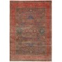 Tappeto Mamlouk Pakistan Geometrico Rosso Terracotta Blu Ver