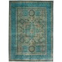Tappeto Mamlouk Pakistan Medaglione Turchese Oro Beige 143x2