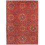 Tappeto Mamlouk Pakistan Astratto Rosso Terracotta Blu Oro 1