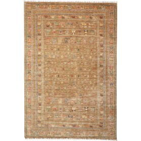 Tappeto Rubin Pakistan Astratto Marrone Beige Rosso Blu Verd