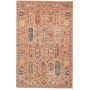 Tappeto Tribal Pakistan Geometrico Terracotta Ruggine Blu Gi
