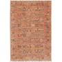 Tappeto Rubin Pakistan Astratto Ruggine Terracotta Blu Giall
