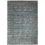 Tappeto Rubin Pakistan Geometrico Blu Petrolio Turchese Scur