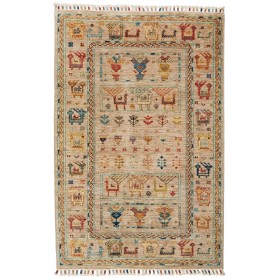 Tappeto Rubin Pakistan Geometrico Beige Blu Rosso Giallo Ver