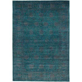 Tappeto Zigler Fine Pakistan Astratto Blu Petrolio Grigio An