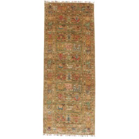 Tappeto Rubin Pakistan Astratto Marrone Terra Verde Oliva Ro