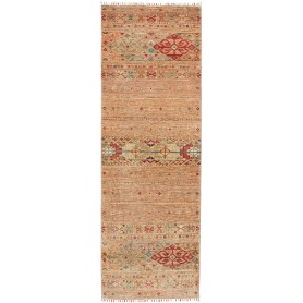 Tappeto Rubin Pakistan Astratto Beige Rosso Terracotta Blu V