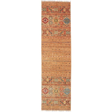 Tappeto Rubin Pakistan Geometrico Arancione Terracotta Blu R