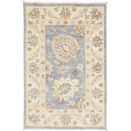 Tappeto Zigler Fine Pakistan Floreale Blu Cielo Avorio Crema